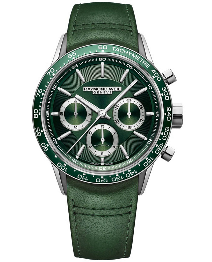 Часы Raymond Weil 7741-SC7-52021 — мужские, зеленый