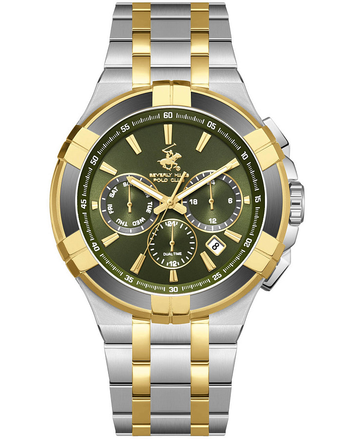Часы Beverly Hills Polo Club BP3802X.270 — мужские, зеленый