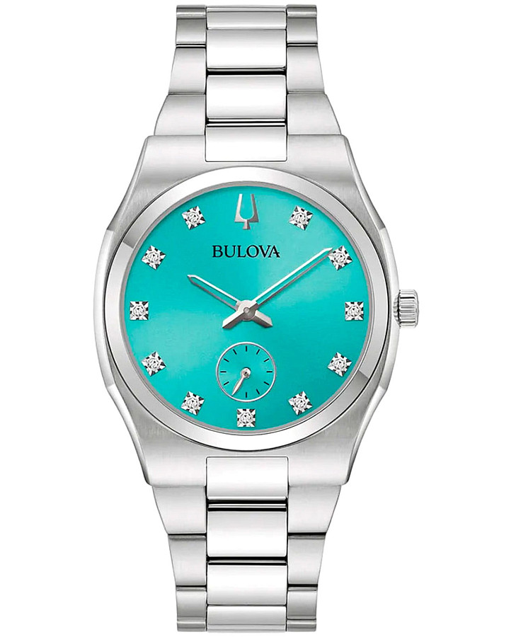 Часы Bulova Surveyor 96P243 — женские, бирюзовый