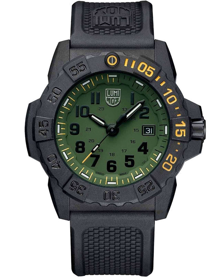 Часы Luminox Navy SEAL Foundation XS.3517.NSF.SET — мужские, зеленый