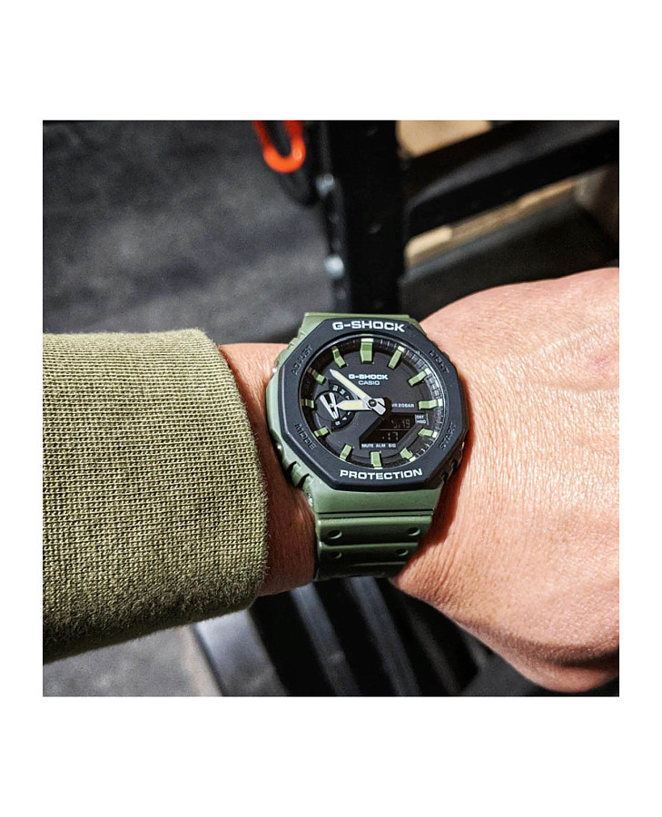Часы Casio G-Shock GA-2110SU-3ADR (GA-2110SU-3A) — электронные, карбон пластик