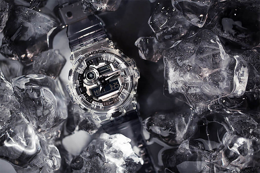 Часы Casio G-Shock GA-700SK-1A — мужские, пластик