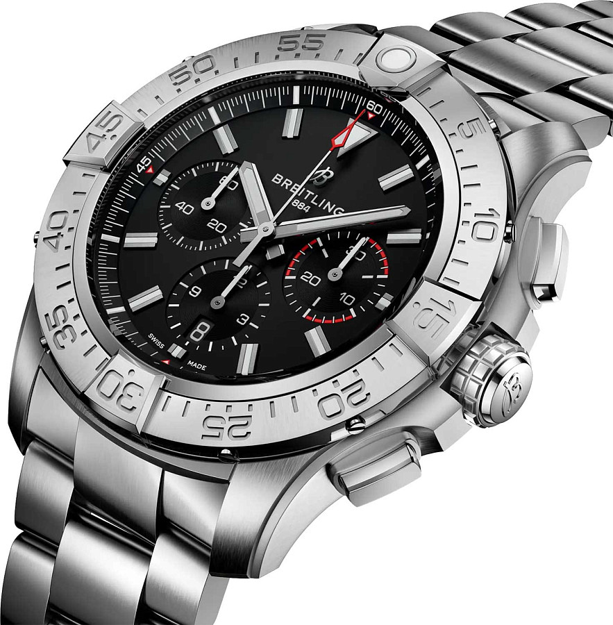 Часы Breitling Super Avenger B01 Chronograph 46 mm EB0148101B1E1 — титан, Швейцария