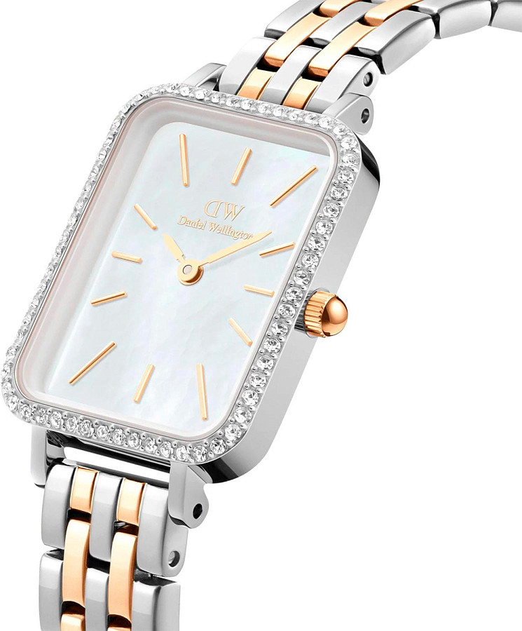 Часы Daniel Wellington Quadro DW00100671 — кварцевые, сталь металл