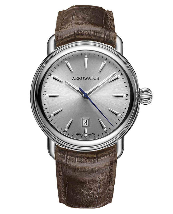Часы Aerowatch 1942 42900 AA19 — мужские, серебристый
