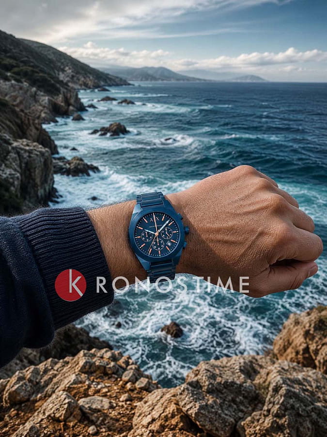 Часы Armani Exchange Sync AX4189 — нержавеющая сталь с pvd-покрытием, мужские
