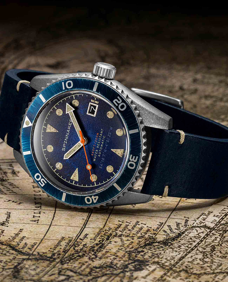 Часы Spinnaker Wreck SP-5089-02 — мужские, кожаный