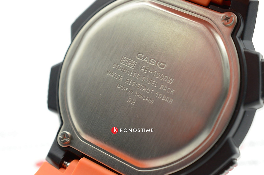 Часы Casio Collection AE-1000W-4BVDF (AE-1000W-4B) — оранжевый, пластик