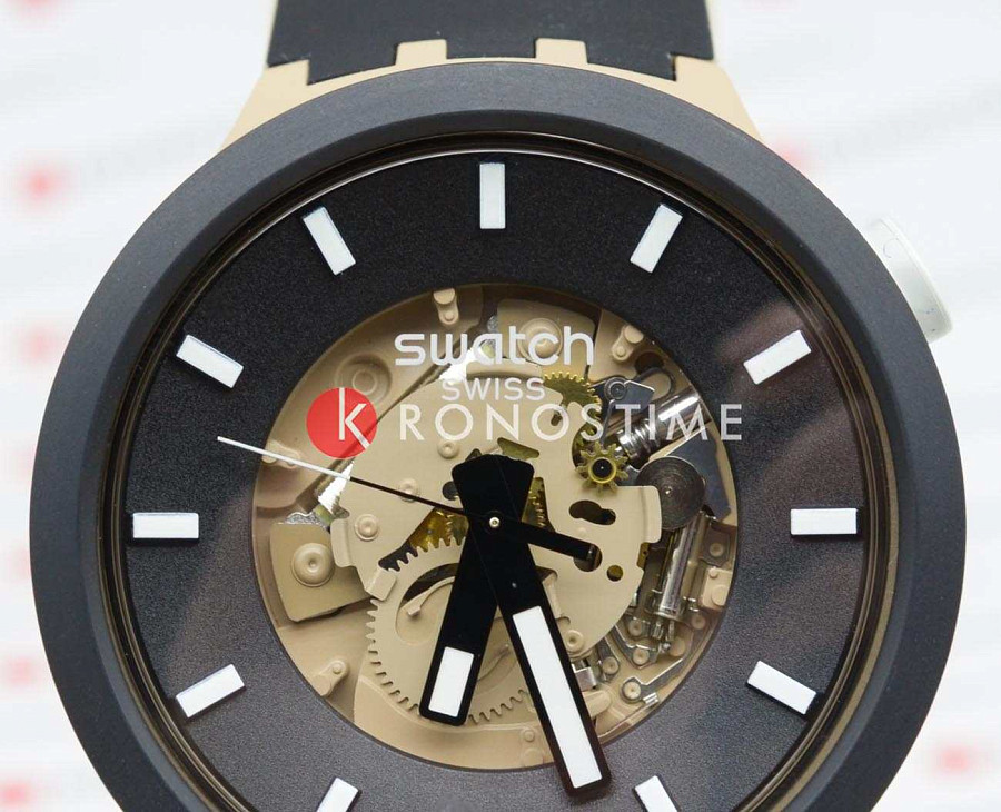 Часы Swatch Big Bold Bioceramic Lacquered SB03C100 — биокерамика, Швейцария