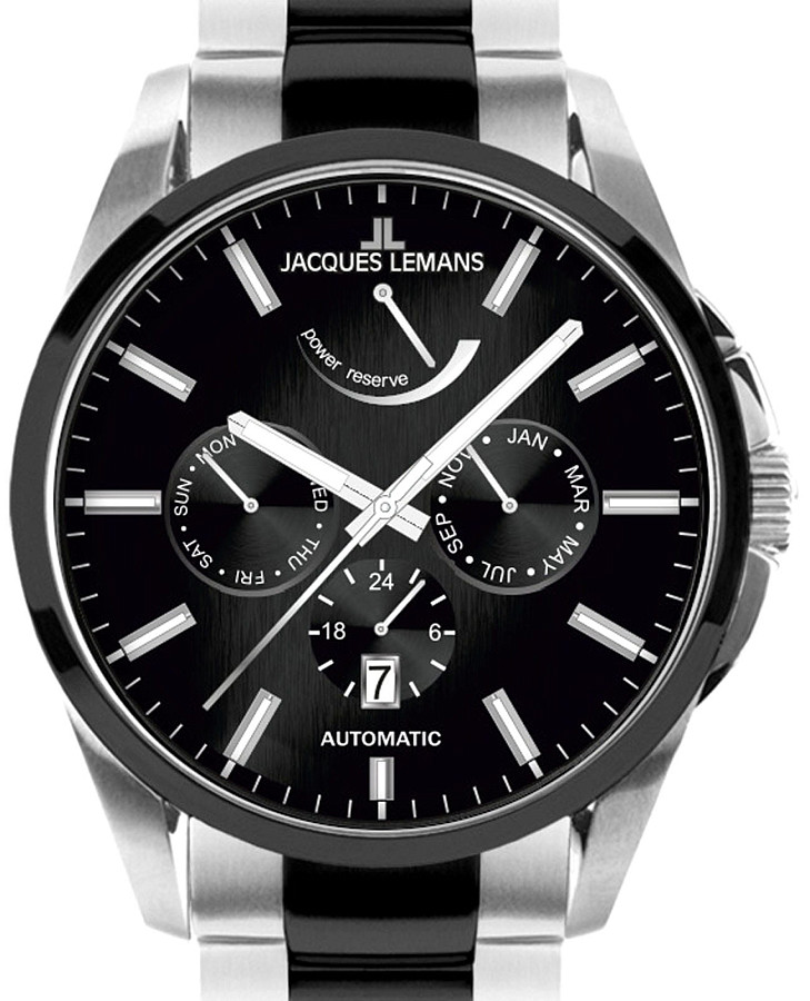 Часы Jacques Lemans Derby 1-2204E — механические, сталь металл