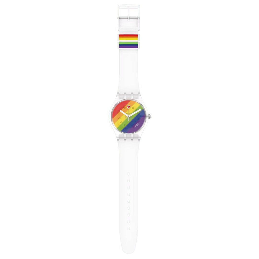 Часы Swatch New Gent Biosourced SO29K701 — кварцевые, пластик