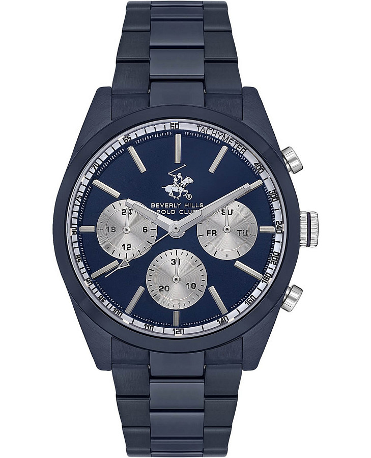 Часы Beverly Hills Polo Club Quartz BP3618X.990 — мужские, синий