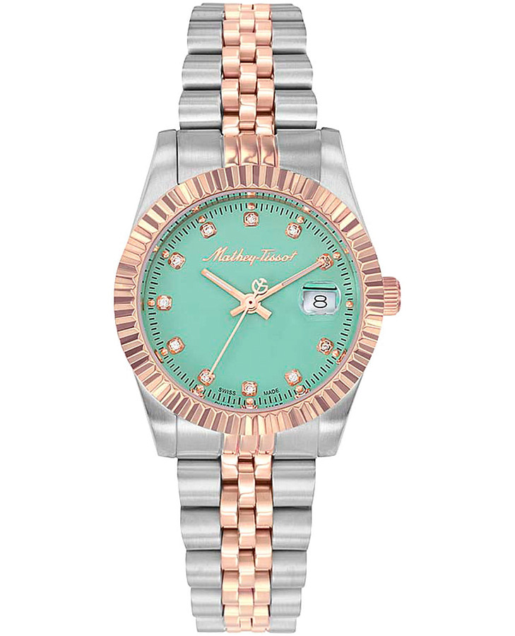 Часы Mathey-Tissot Mathy D810RV — женские, бирюзовый