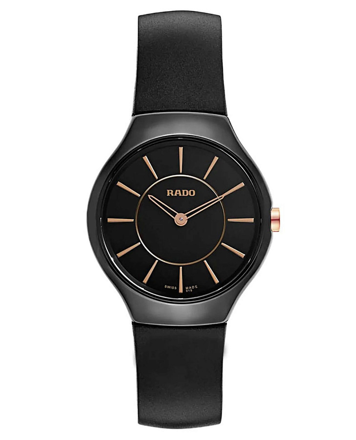 Часы Rado True Thinline R27742159 — женские, черный