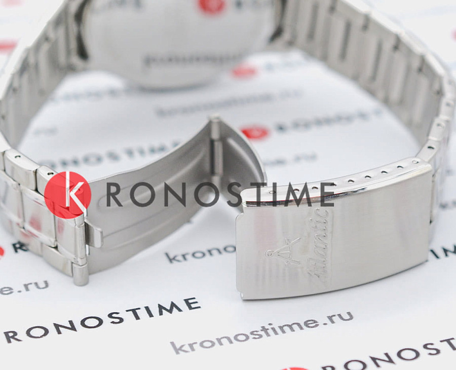 Часы Atlantic 60348.41.61 — черный, металл сталь