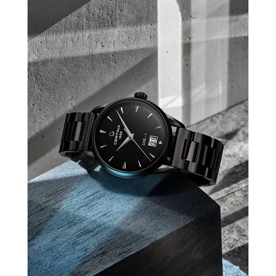 Часы Certina DS-1 Big Date Powermatic 80 C029.426.33.051.00 — мужские, черный