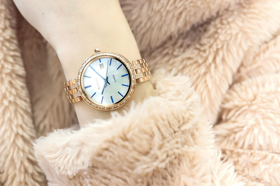 Часы Casio Sheen SHE-4052PG-2A — металл сталь, Япония