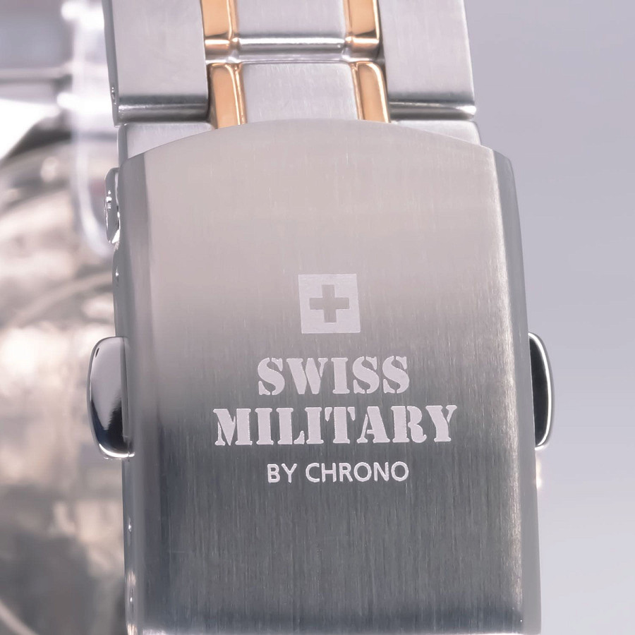 Часы Swiss Military by Chrono Сверхточные SM30200.07 — сталь c pvd покрытием, мужские