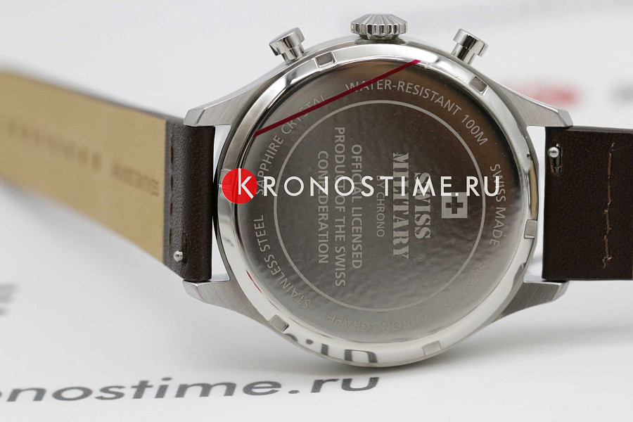 Часы Swiss Military by Chrono Vintage Chronograph SM34098.09 — металл сталь, Швейцария