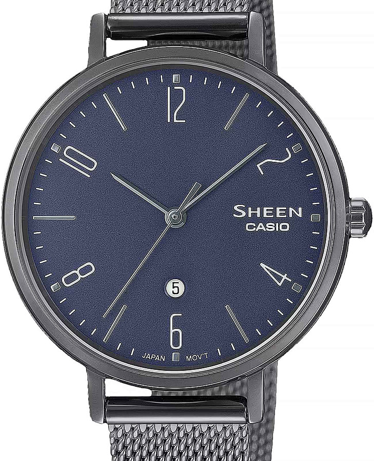 Часы Casio Sheen SHE-4562BM-2A — кварцевые, металл сталь