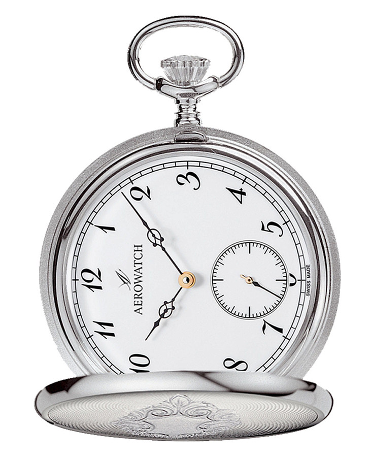Часы Aerowatch Pocket Savonnettes 55645 AG06 — мужские, белый