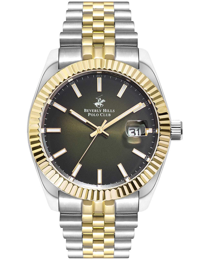 Часы Beverly Hills Polo Club BP3018X.250 — мужские, зеленый