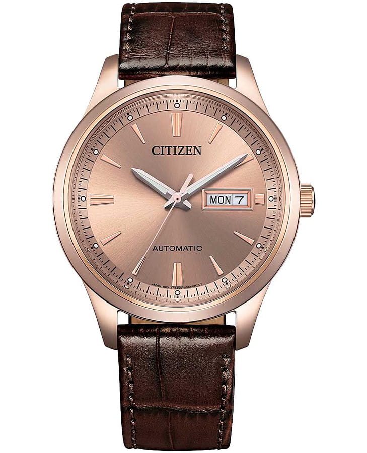 Часы Citizen Automatic NY4062-04X — мужские, золотой