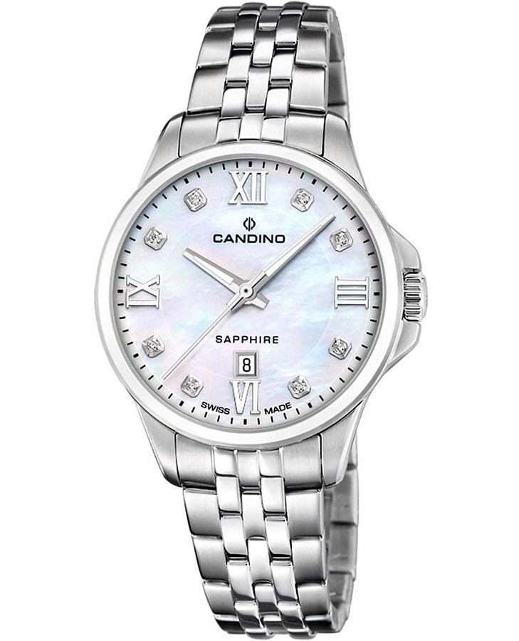 Часы Candino Lady Elegance Date C4766/1 — женские, перламутровый