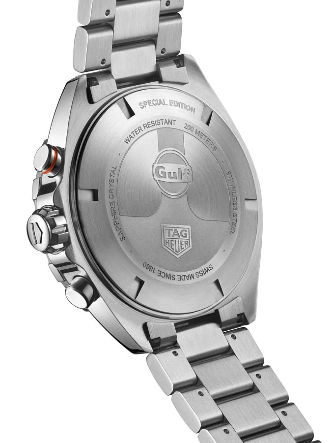 Часы TAG Heuer Formula 1 x Gulf Special Edition CAZ101AT.BA0842 — сталь металл, Швейцария
