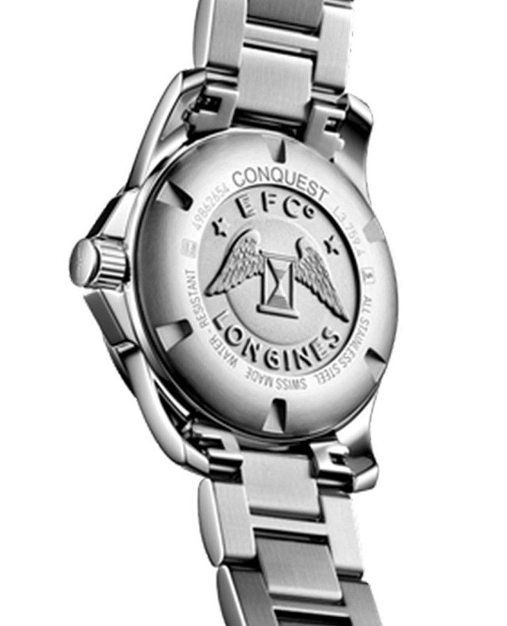 Часы Longines Conquest L3.759.4.58.6 — мужские, серебристый