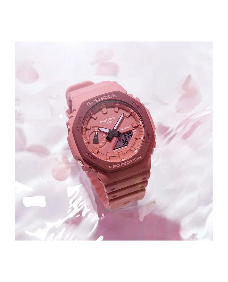 Часы Casio G-Shock GA-2110SL-4A4DR (GA-2110SL-4A4) — розовый, пластик карбон