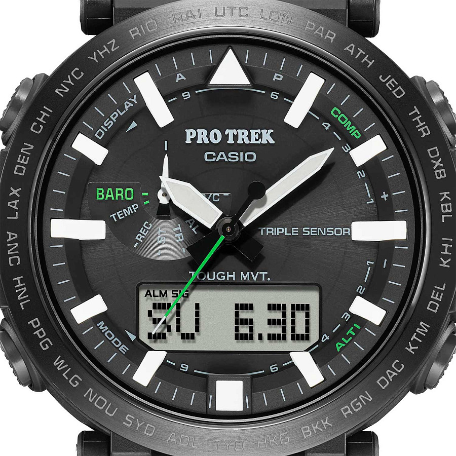 Часы Casio Pro Trek PRW-6621Y-1ER — металл сталь, Япония