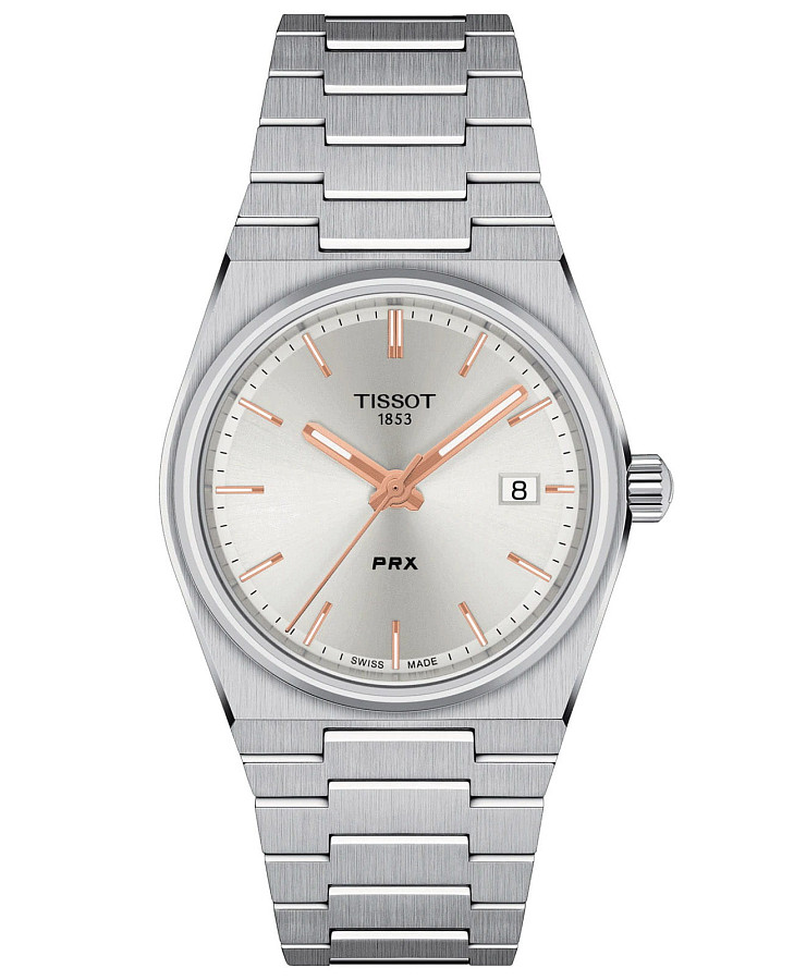 Часы Tissot PRX 35 mm T137.210.11.031.00 — женские, серебристый