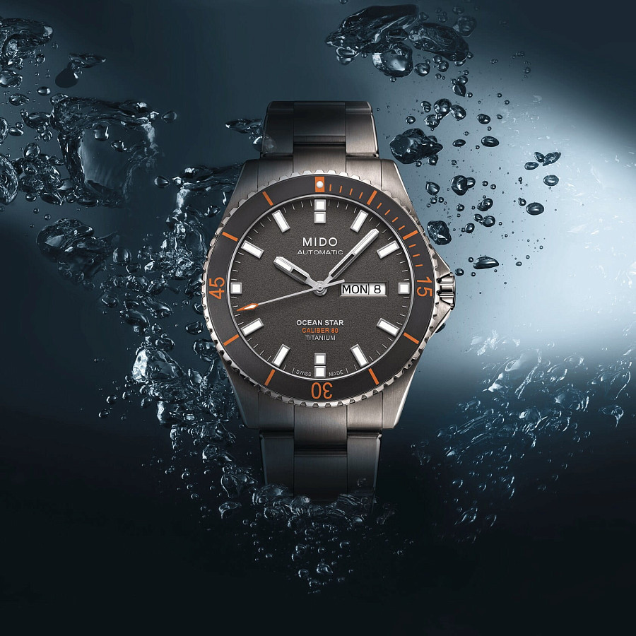 Часы Mido Ocean Star 200 M026.430.44.061.00 — мужские, титановый