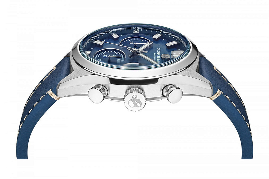 Часы Scotch&Soda SSM.107A — синий, сталь металл
