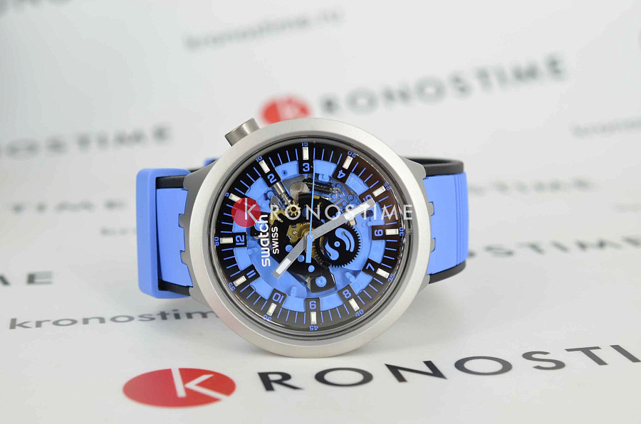 Часы Swatch Big Bold Irony Lacquered SB07S106 — резина, мужские