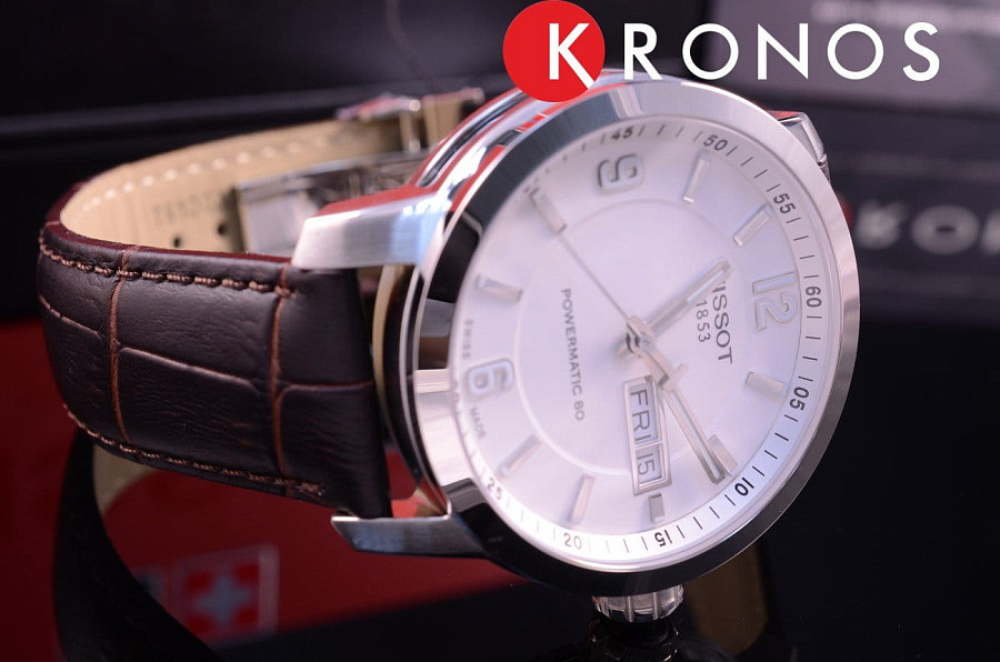 Часы Tissot PRC 200 Powermatic 80 T055.430.16.017.00 — кожаный, мужские