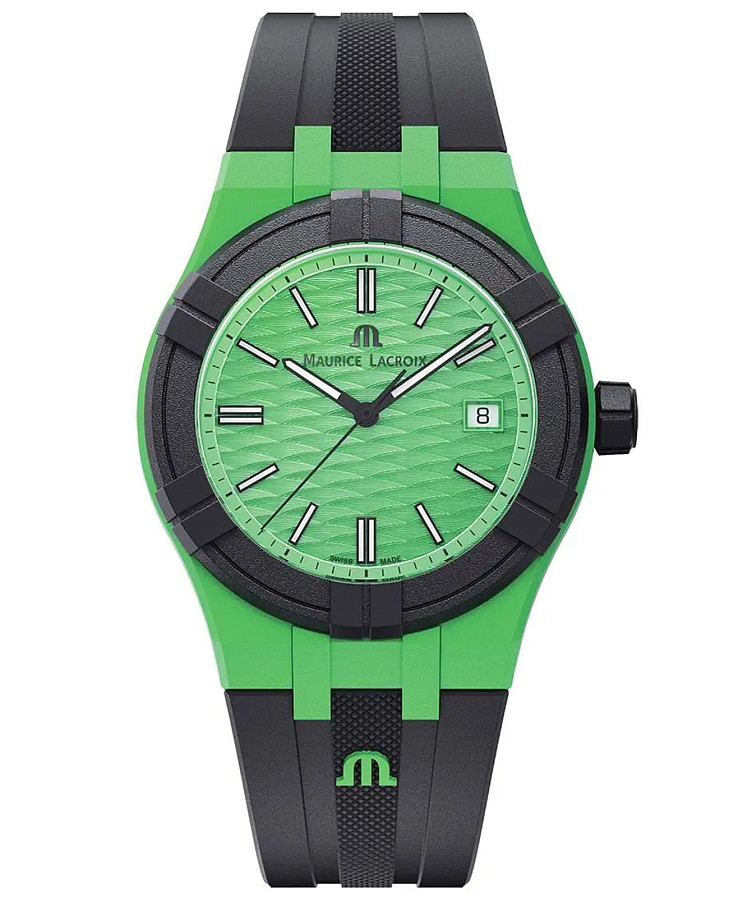 Часы Maurice Lacroix Aikon Tide AI2008-70070-300-0 — мужские, зеленый