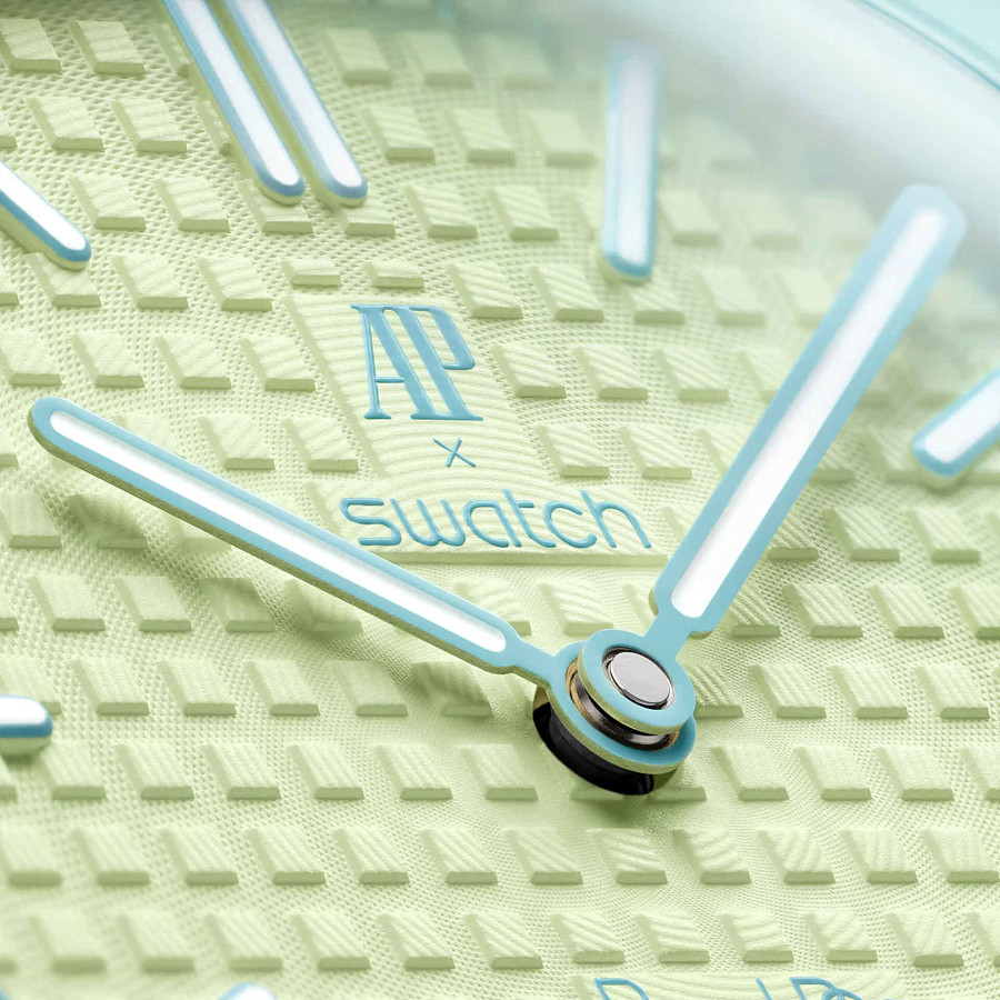 Часы Audemars Piguet x Swatch Royal Pop Blaue Acht SSX03L101N — Швейцария, механические