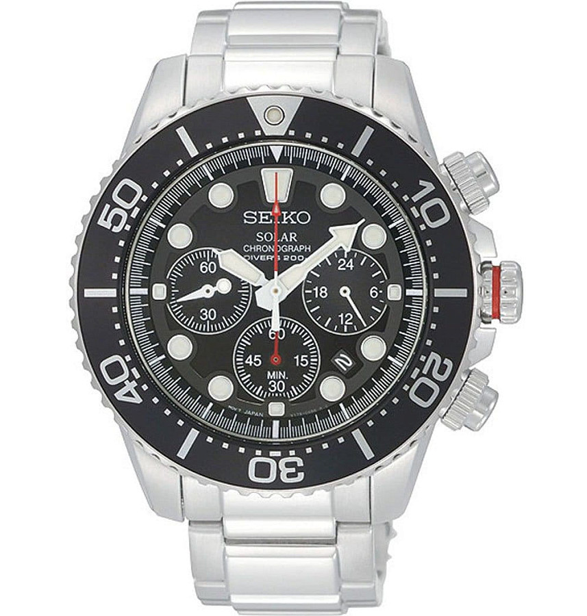Часы Seiko Conceptual Series Sports SSC015P1 — мужские, черный