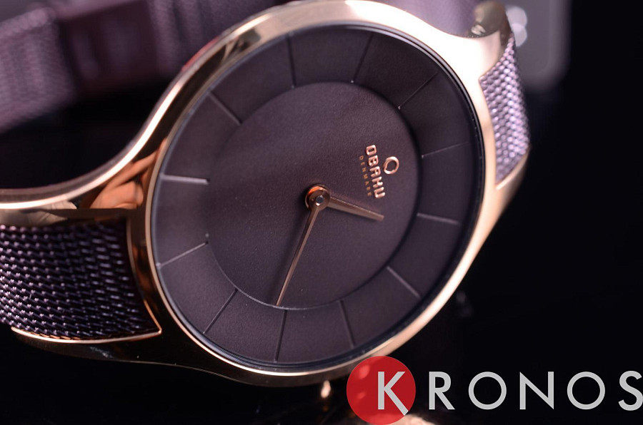 Часы Obaku V165LXVNMN — металл сталь, Дания