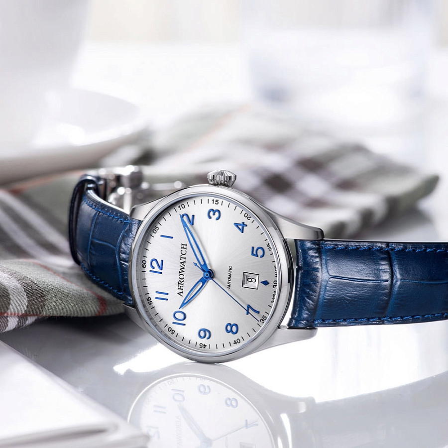 Часы Aerowatch Les Grandes Classiques 60996 AA01 — металл сталь, Швейцария