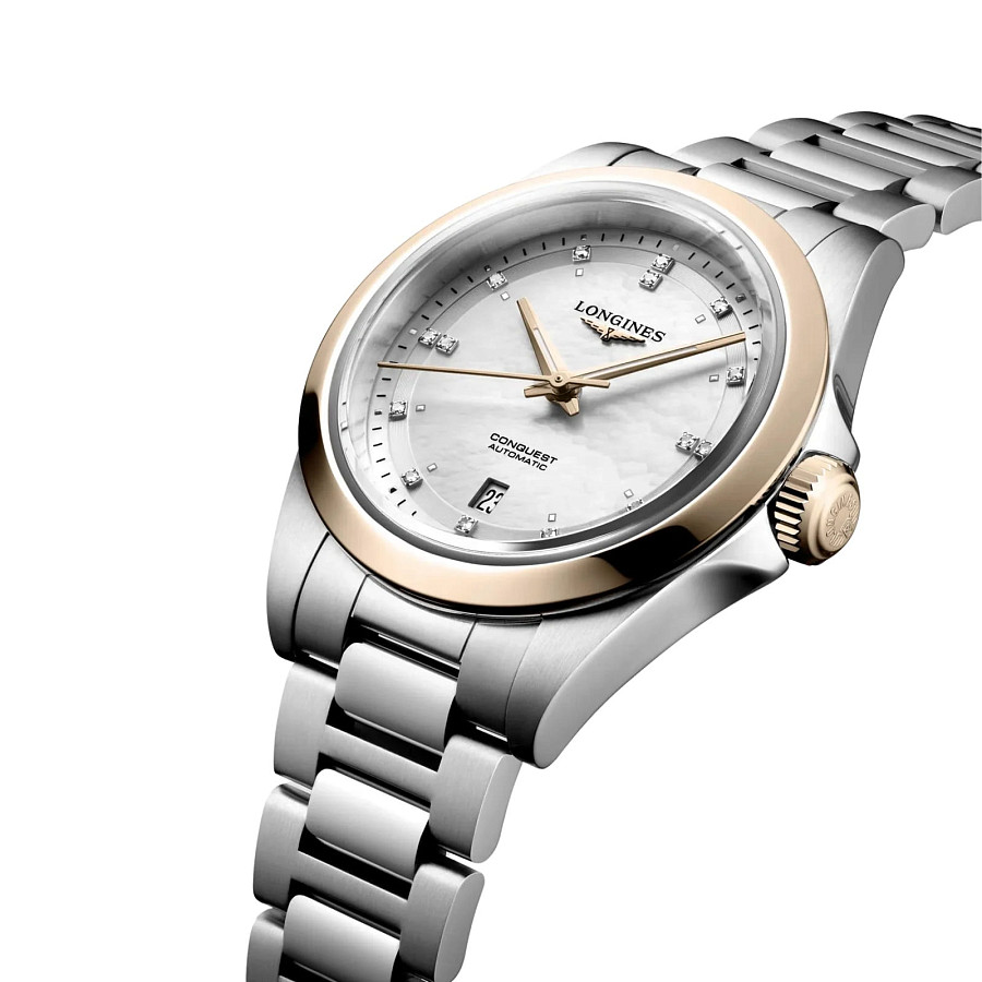 Часы Longines Conquest L3.320.5.87.6 — механические, металл сталь