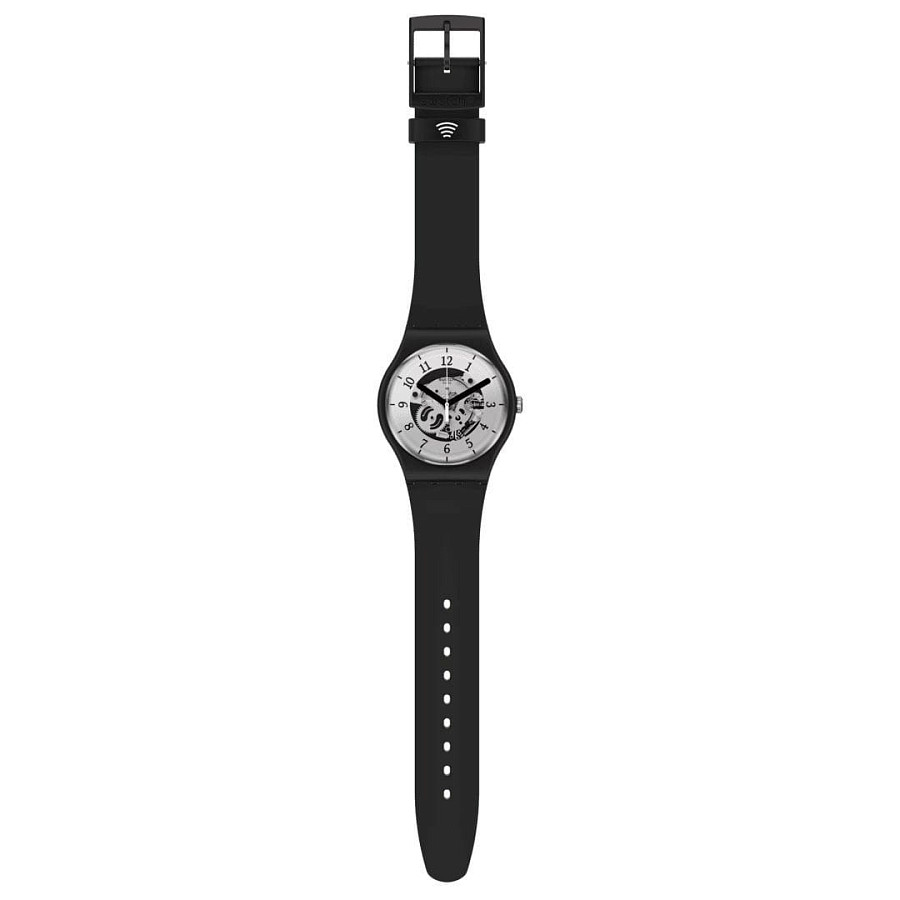 Часы Swatch New Gent Bioceramic Swatch Pay! SO32B112-5300 — биокерамика, Швейцария