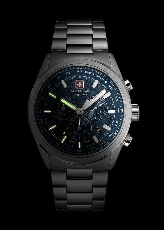 Часы Swiss Military Hanowa Navalus SMWGI0004205 — мужские, нержавеющая сталь