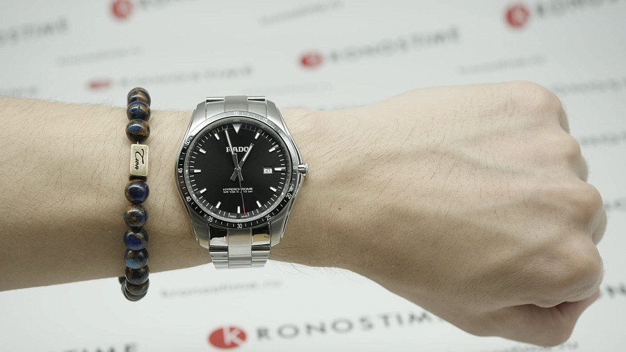 Часы Rado Hyperchrome R32502153 — черный, кварцевые
