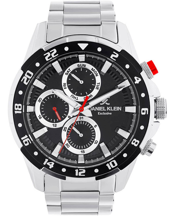 Часы Daniel Klein Exclusive DK.1.13642-1 — мужские, черный