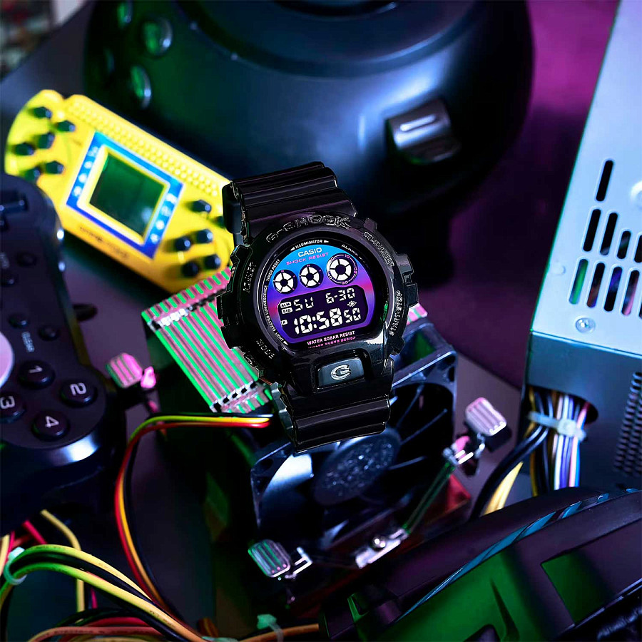 Часы Casio G-Shock DW-6900RGB-1DR (DW-6900RGB-1) — мужские, черный