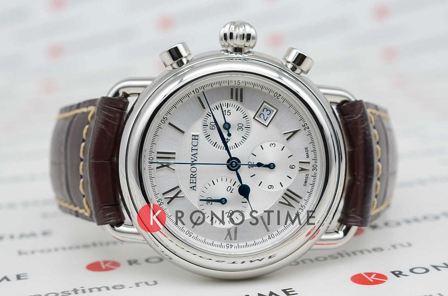Часы Aerowatch 1942 83926 AA07 — кварцевые, металл сталь