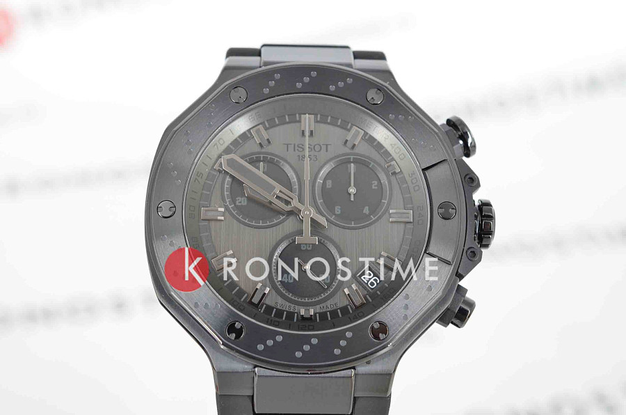 Часы Tissot T-Sport Т141.417.37.061.00 — кварцевые, металл сталь